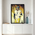 Ben Roethlisberger Celebrity Sports Art Poster School Dining Room Decoration 5 Canvas Wall Art Poster Decor Gift
