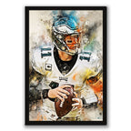 Carson Wentz Celebrity Sports Art Poster School Dining Room Decoration 7 Canvas Wall Art Poster Decor Gift