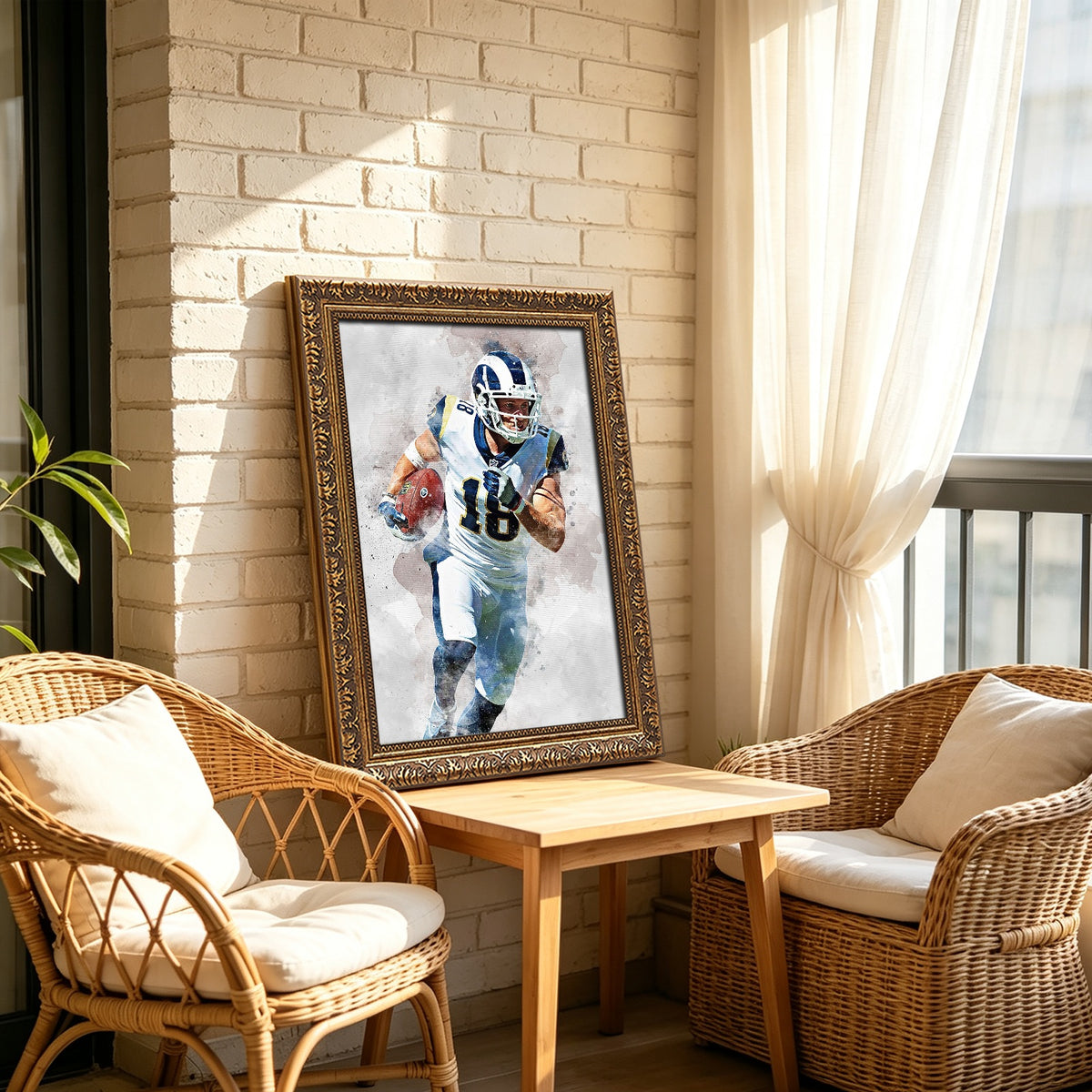 Cooper Kupp Celebrity Sports Art Poster School Dining Room Decoration 7 Canvas Wall Art Poster Decor Gift