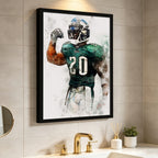 Brian Dawkins Art Poster 3 Canvas Wall Art Poster Decor Gift
