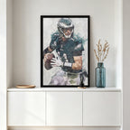 Carson Wentz Celebrity Sports Art Poster School Dining Room Decoration 8 Canvas Wall Art Poster Decor Gift