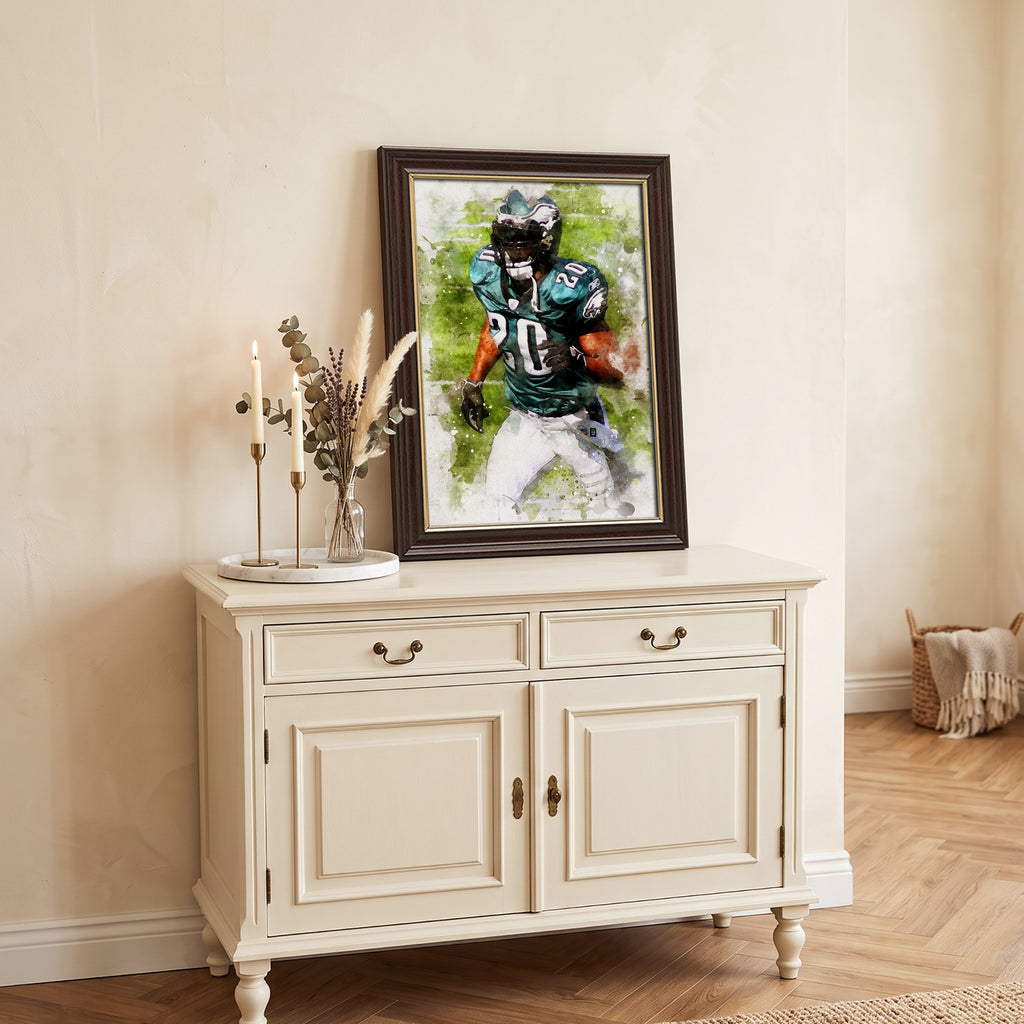 Brian Dawkins Art Poster 1 Canvas Wall Art Poster Decor Gift