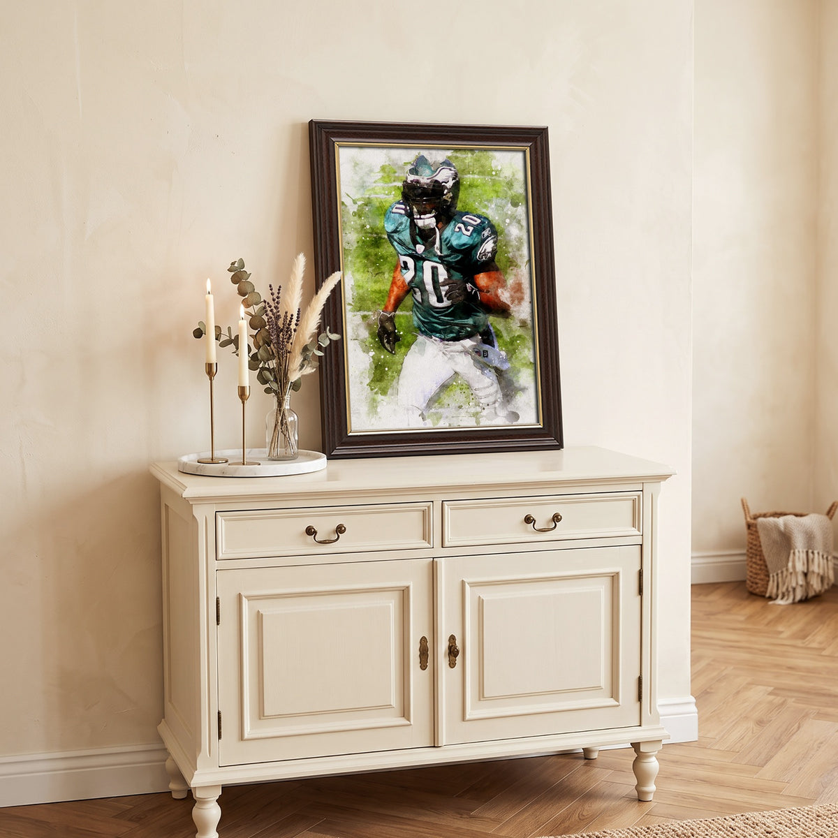 Brian Dawkins Art Poster 1 Canvas Wall Art Poster Decor Gift