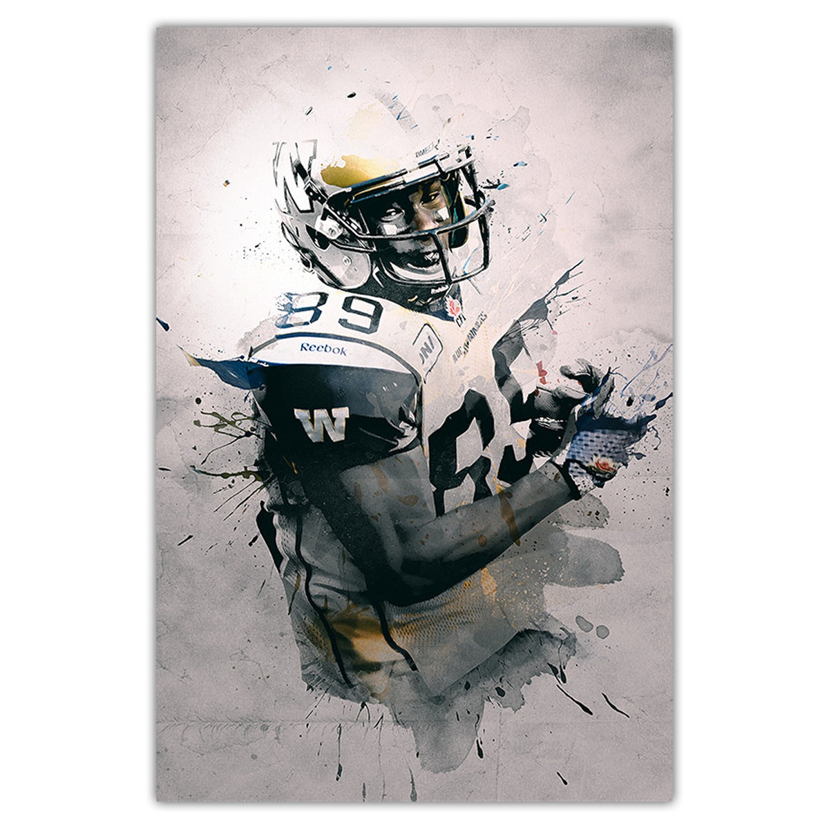 Clarence Denmark Art Sports Decorative Poster School Dormitory 7 Canvas Wall Art Poster Decor Gift