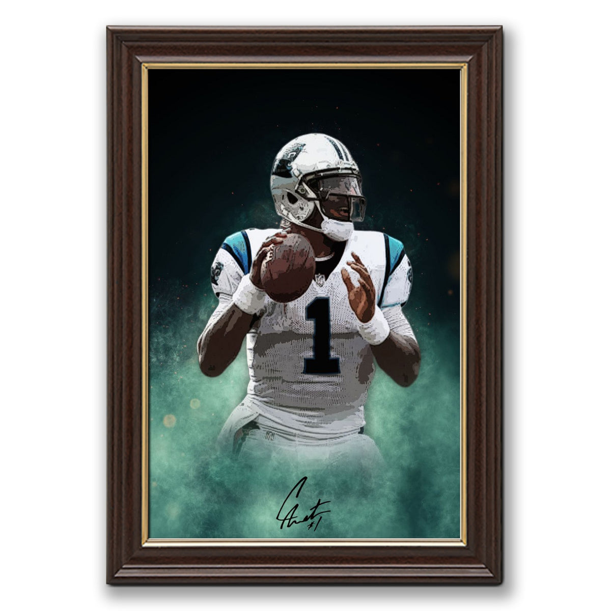 Cam Newton Celebrity Sports Art Poster School Dining Room Decoration 4 Canvas Wall Art Poster Decor Gift