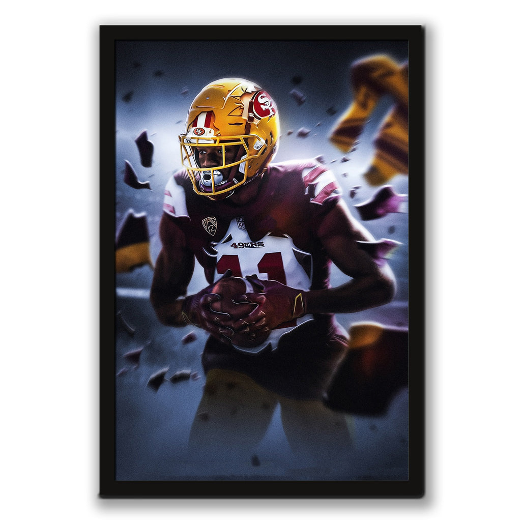 Brandon Aiyuk Art Sports Decorative Poster School Dormitory 1 Canvas Wall Art Poster Decor Gift