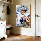 Dak Prescott Celebrity Sports Art Poster School Dining Room Decoration 0 Canvas Wall Art Poster Decor Gift