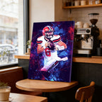 Baker Mayfield Sports Celebrity Art Deco Poster 1 Canvas Wall Art Poster Decor Gift