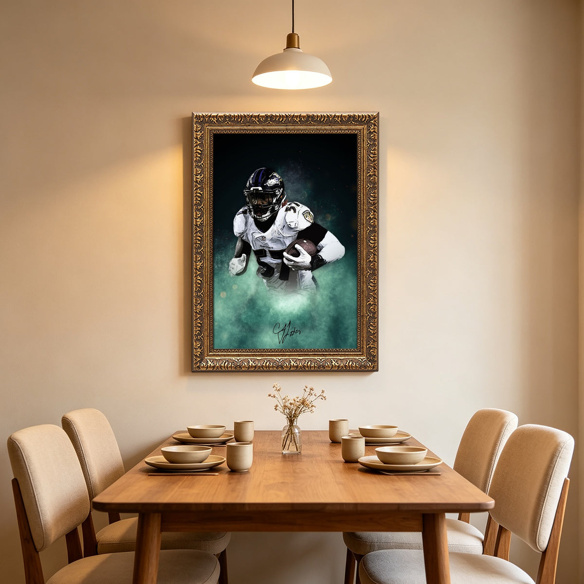 CJ Mosley Celebrity Sports Art Poster School Dining Room Decoration 8 Canvas Wall Art Poster Decor Gift
