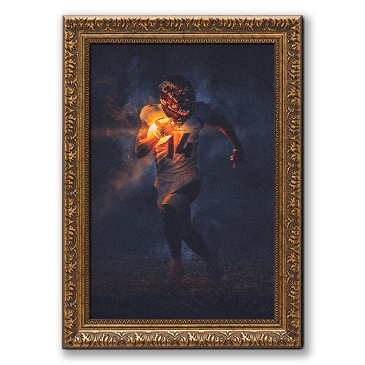 Courtland Sutton Art Sports Decorative Poster School Dormitory 2 Canvas Wall Art Poster Decor Gift