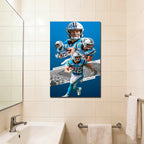 Christian McCaffrey Celebrity Sports Art Poster School Dining Room Decoration 0 Canvas Wall Art Poster Decor Gift