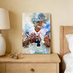 Dak Prescott Celebrity Sports Art Poster School Dining Room Decoration 5 Canvas Wall Art Poster Decor Gift