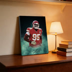 Chris Jones Celebrity Sports Art Poster School Dining Room Decoration 4 Canvas Wall Art Poster Decor Gift
