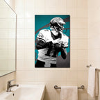 Carson Wentz Celebrity Sports Art Poster School Dining Room Decoration 1 Canvas Wall Art Poster Decor Gift