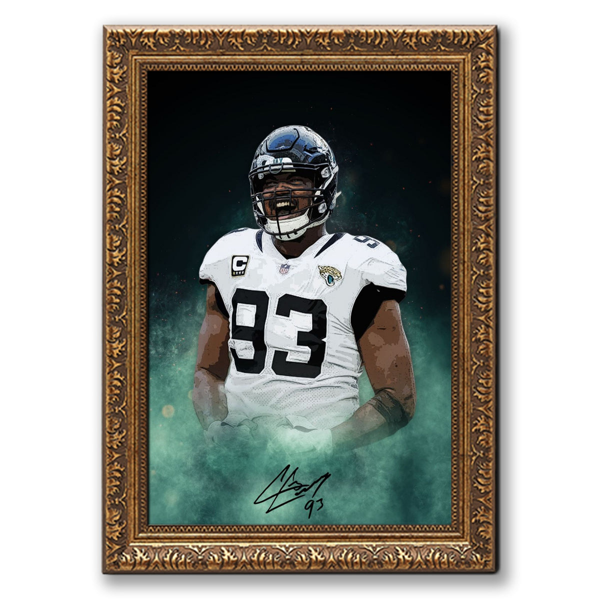 Calais Campbell Celebrity Sports Art Poster School Dining Room Decoration 7 Canvas Wall Art Poster Decor Gift