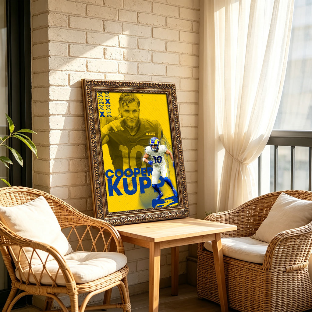 Cooper Kupp Sports Decoration Poster 4 Canvas Wall Art Poster Decor Gift