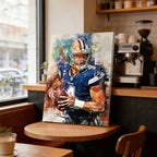 Dak Prescott Celebrity Sports Art Poster School Dining Room Decoration 2 Canvas Wall Art Poster Decor Gift