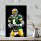 Brett Favre Art Poster 1 Canvas Wall Art Poster Decor Gift