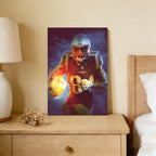 Cordarrelle Patterson Art Sports Decorative Poster School Dormitory 6 Canvas Wall Art Poster Decor Gift