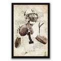 Cam Newton Sports Celebrity Art Deco Poster 7 Canvas Wall Art Poster Decor Gift