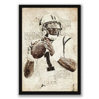 Cam Newton Sports Celebrity Art Deco Poster 7 Canvas Wall Art Poster Decor Gift