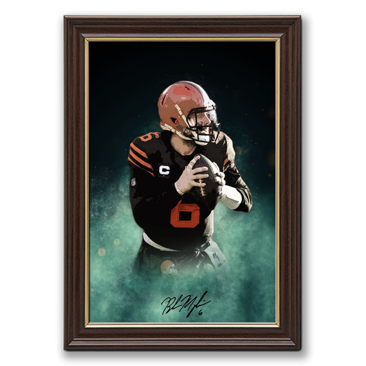 Baker Mayfield Celebrity Sports Art Poster School Dining Room Decoration 11 Canvas Wall Art Poster Decor Gift