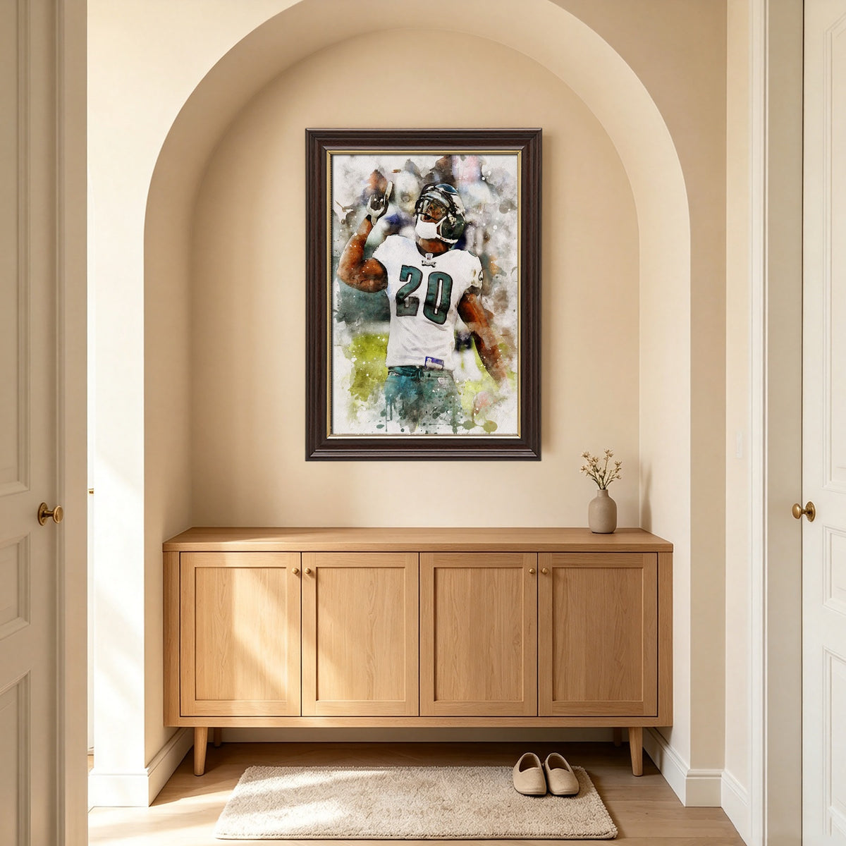 Brian Dawkins Art Poster 9 Canvas Wall Art Poster Decor Gift