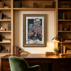 Cam Newton Sports Celebrity Art Deco Poster 6 Canvas Wall Art Poster Decor Gift