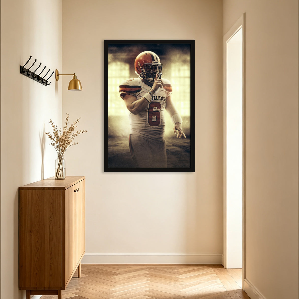 Baker Mayfield Art Sports Decorative Poster School Dormitory 2 Canvas Wall Art Poster Decor Gift