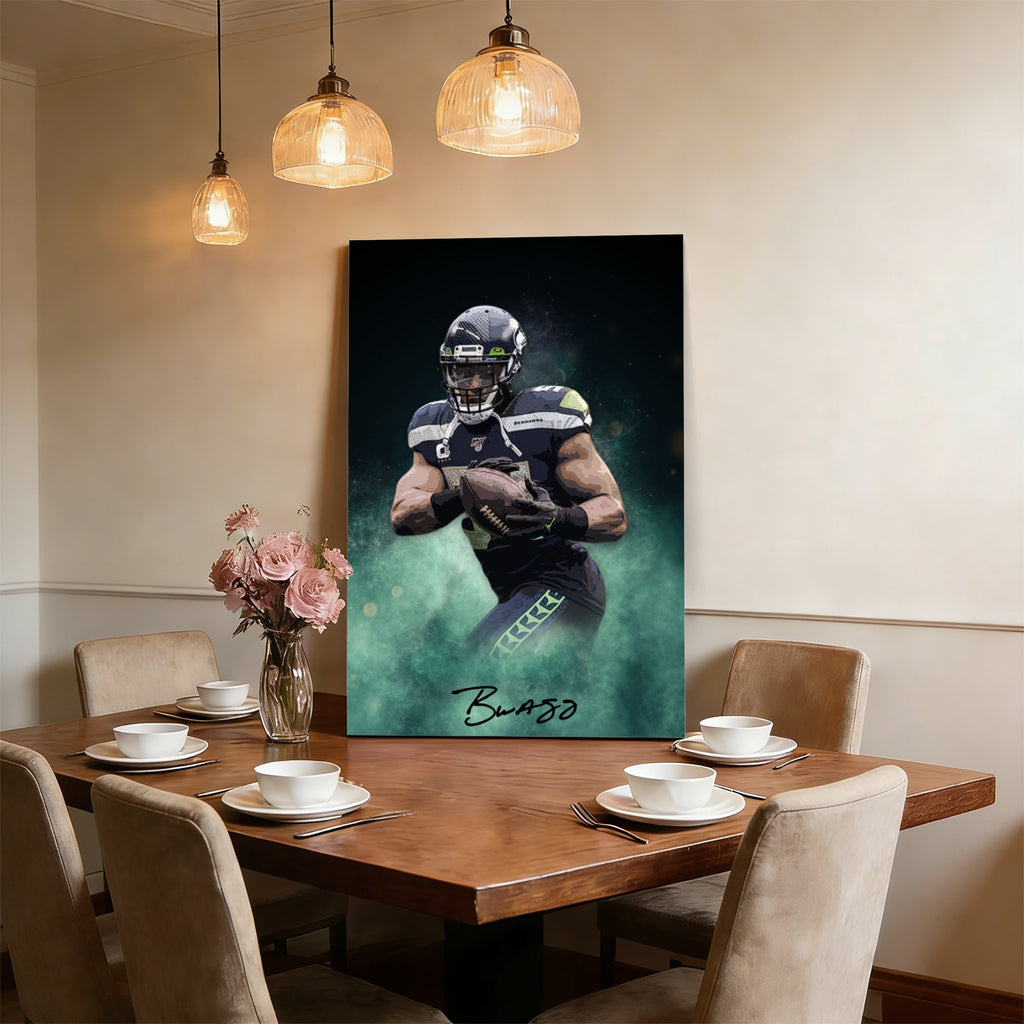 Bobby Wagner Celebrity Sports Art Poster School Dining Room Decoration 4 Canvas Wall Art Poster Decor Gift