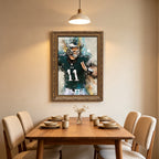 Carson Wentz Celebrity Sports Art Poster School Dining Room Decoration 2 Canvas Wall Art Poster Decor Gift