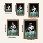 Ben Roethlisberger Celebrity Sports Art Poster School Dining Room Decoration 9 Canvas Wall Art Poster Decor Gift