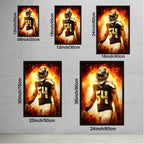 Bobby Wagner Art Sports Decorative Poster School Dormitory 9 Canvas Wall Art Poster Decor Gift