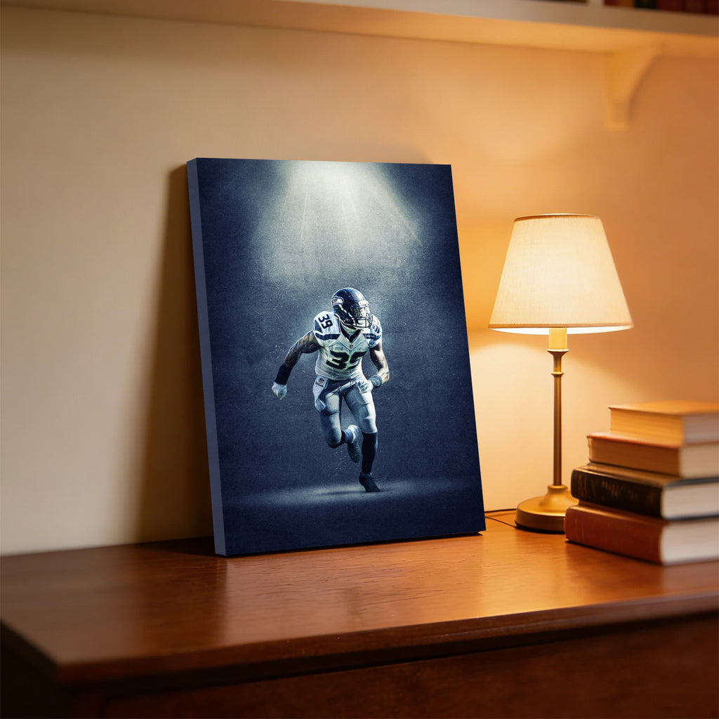 Brandon Browner Art Sports Decorative Poster School Dormitory 8 Canvas Wall Art Poster Decor Gift