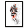 Baker Mayfield Art Sports Decorative Poster School Dormitory 0 Canvas Wall Art Poster Decor Gift