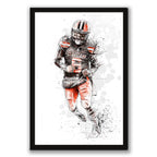 Baker Mayfield Art Sports Decorative Poster School Dormitory 0 Canvas Wall Art Poster Decor Gift