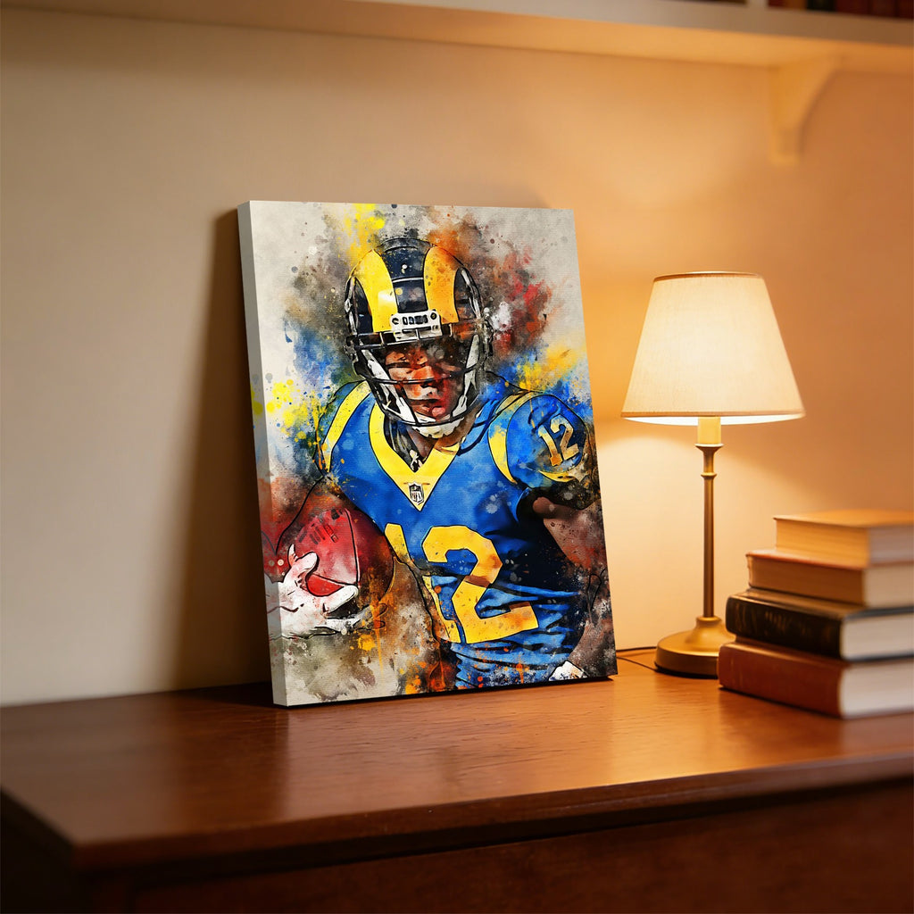 Brandin Cooks Celebrity Sports Art Poster School Dining Room Decoration 2 Canvas Wall Art Poster Decor Gift