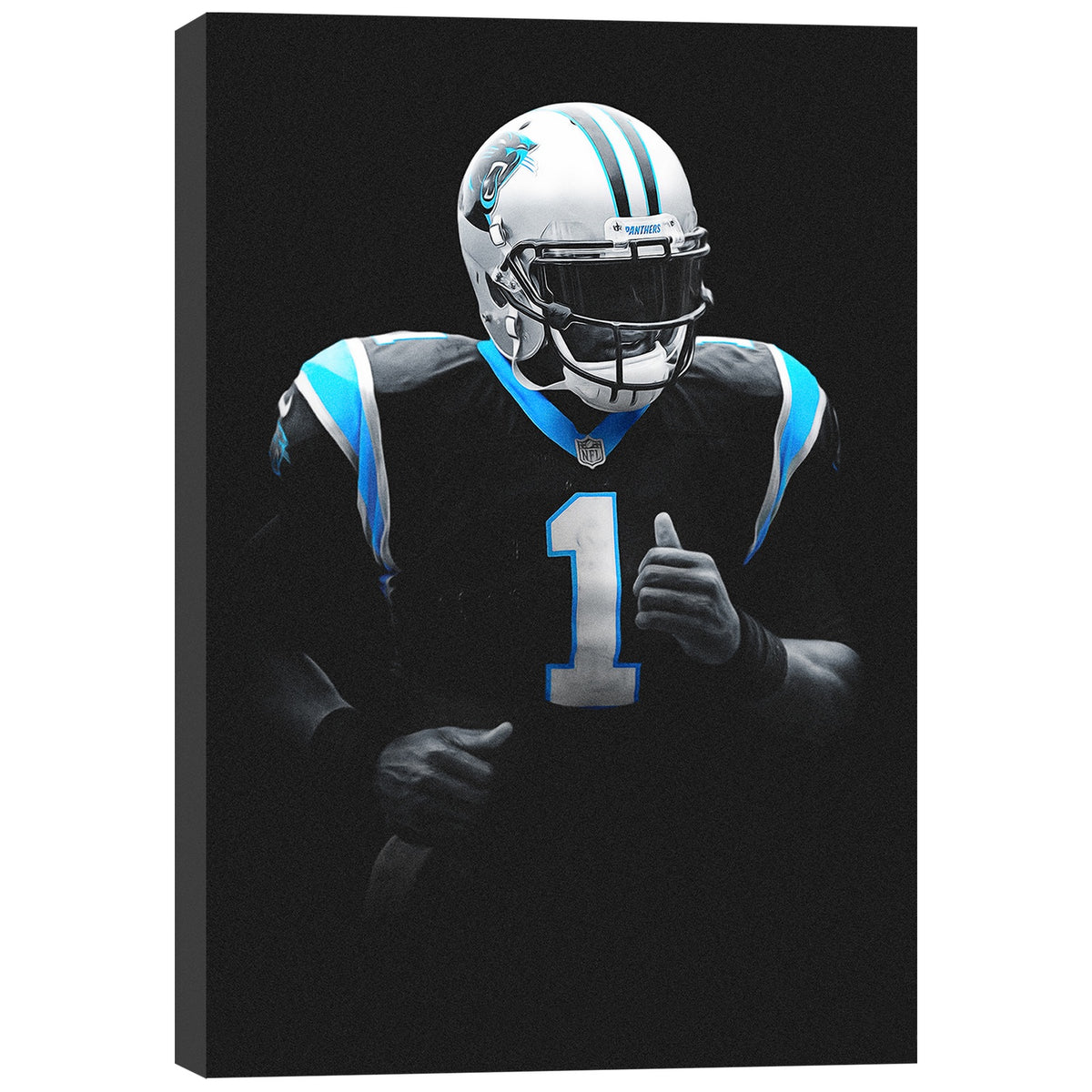 Cam Newton Art Sports Decorative Poster School Dormitory 3 Canvas Wall Art Poster Decor Gift