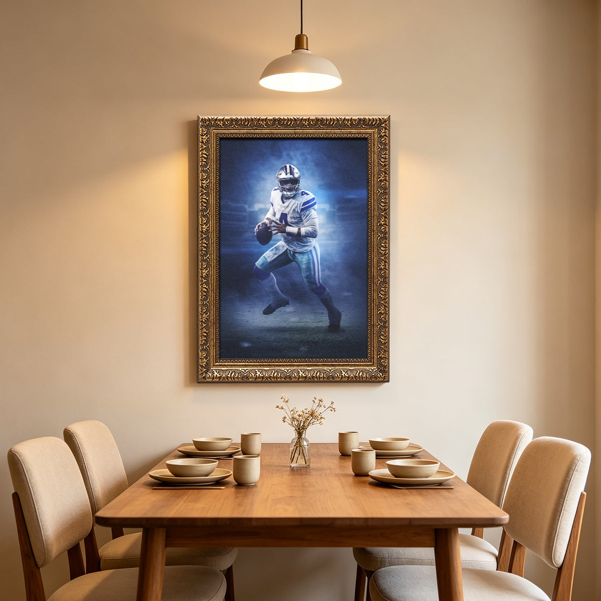 Dak Prescott 1Art Sports Decorative Poster School Dormitory 1 Canvas Wall Art Poster Decor Gift