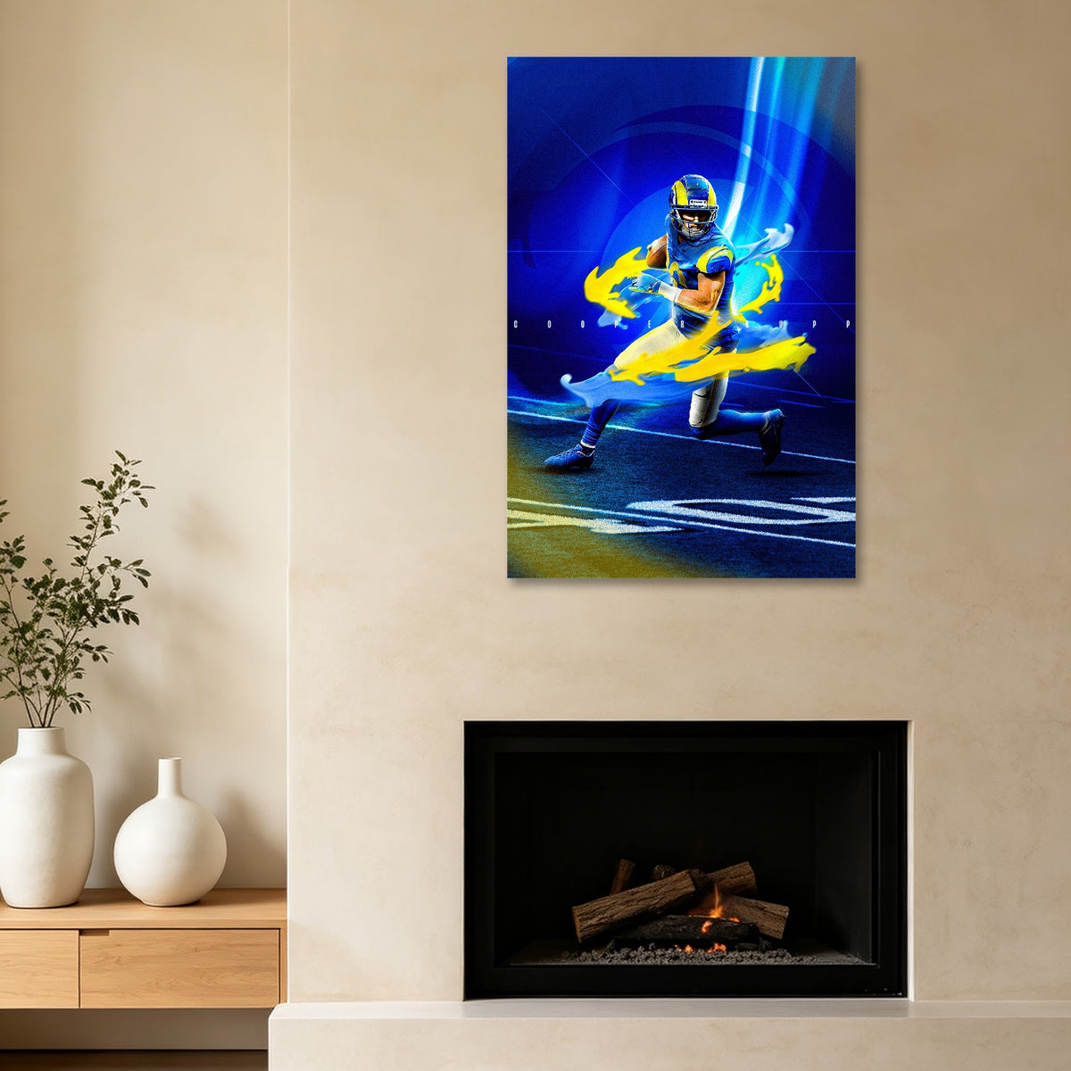 Cooper Kupp Sports Decoration Poster 3 Canvas Wall Art Poster Decor Gift