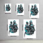 Carson Wentz Alshon Jeffery Art Sports Decorative Poster School Dormitory 6 Canvas Wall Art Poster Decor Gift
