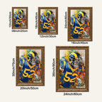 Clay Matthews Celebrity Sports Art Poster School Dining Room Decoration 1 Canvas Wall Art Poster Decor Gift