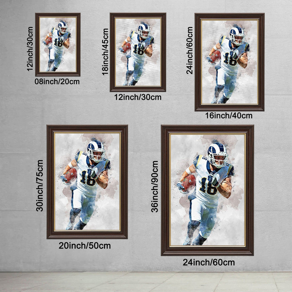 Cooper Kupp Celebrity Sports Art Poster School Dining Room Decoration 7 Canvas Wall Art Poster Decor Gift