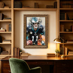 Carson Wentz Celebrity Sports Art Poster School Dining Room Decoration 5 Canvas Wall Art Poster Decor Gift