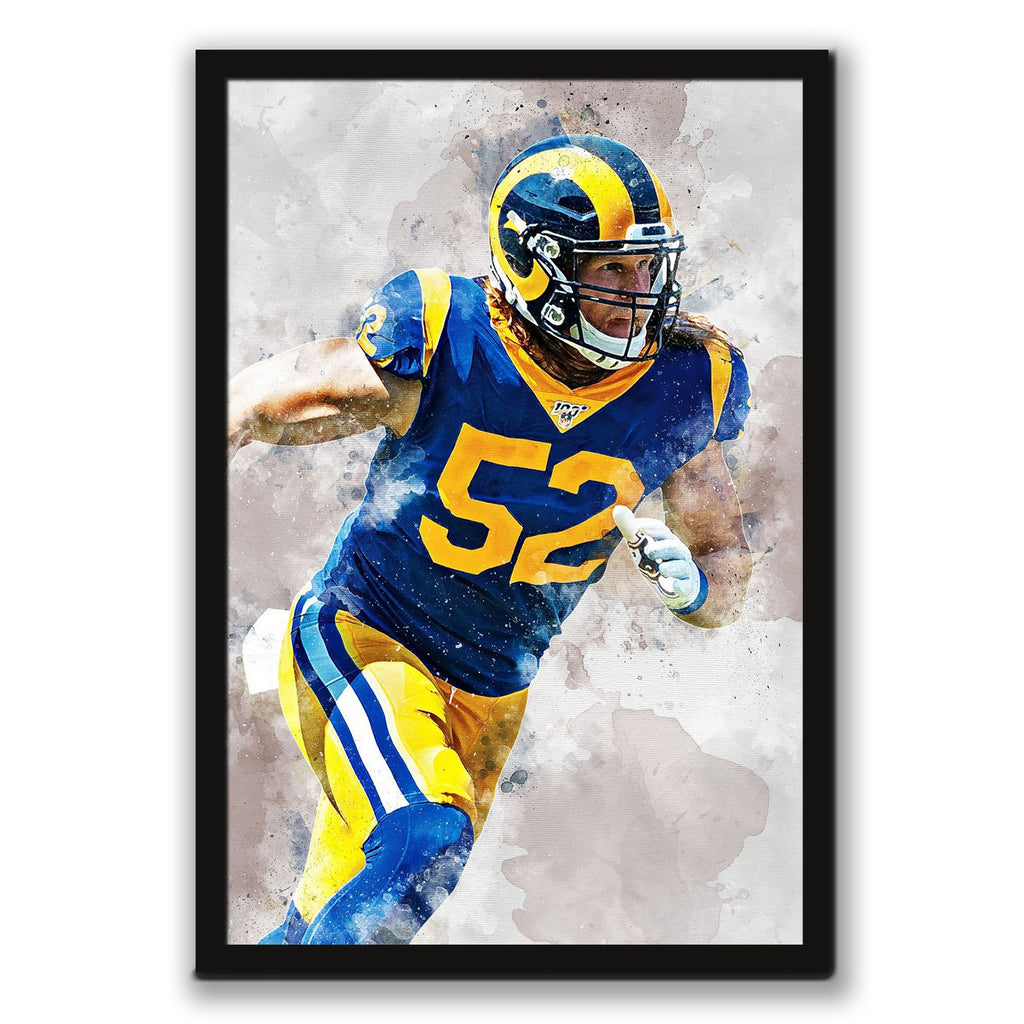 Clay Matthews Celebrity Sports Art Poster School Dining Room Decoration 3 Canvas Wall Art Poster Decor Gift