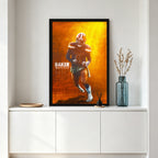 Baker Mayfield Sports Celebrity Art Deco Poster 8 Canvas Wall Art Poster Decor Gift