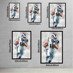 Cooper Kupp Celebrity Sports Art Poster School Dining Room Decoration 7 Canvas Wall Art Poster Decor Gift