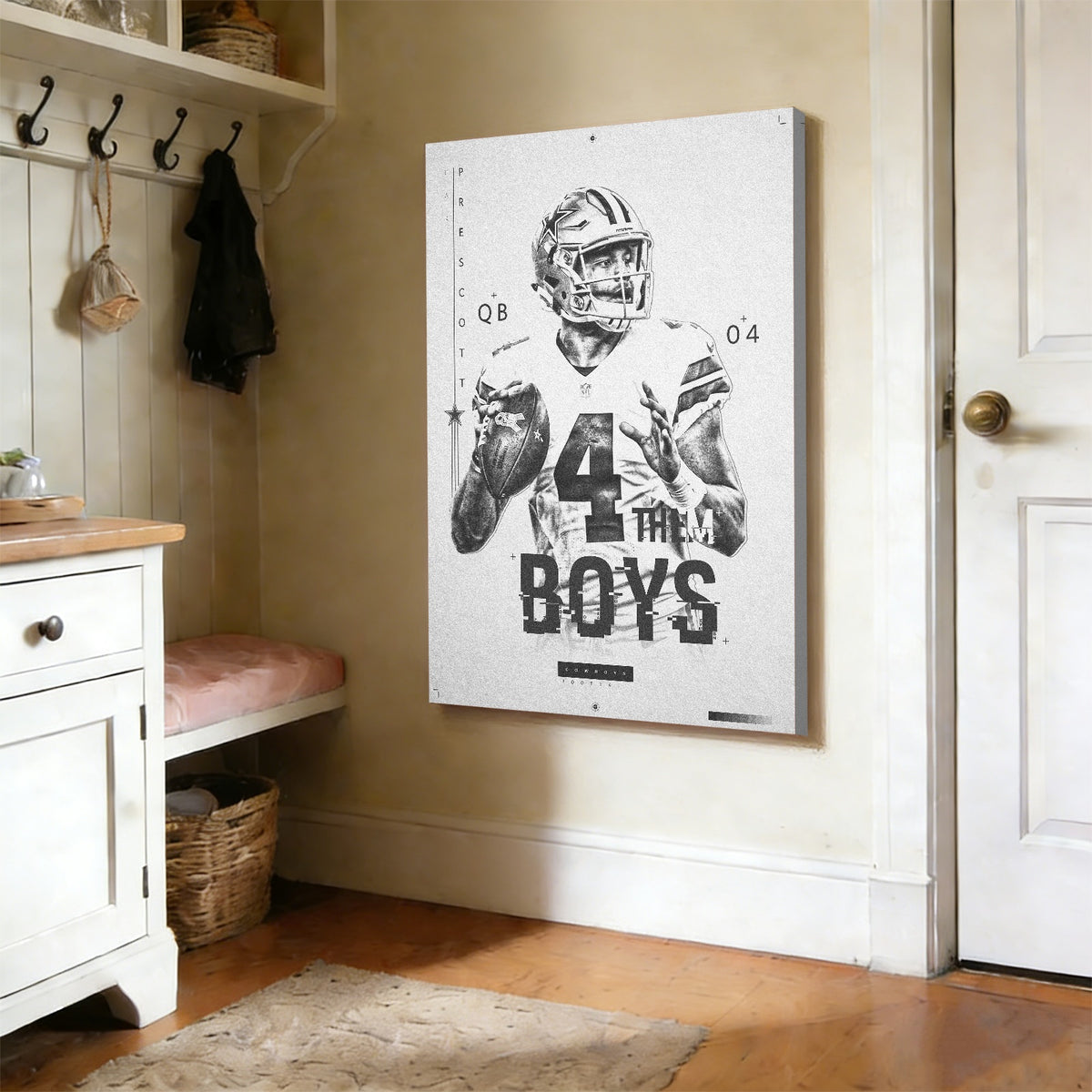 Dak Prescott Celebrity Sports Art Poster School Dining Room Decoration 1 Canvas Wall Art Poster Decor Gift