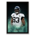 Calais Campbell Celebrity Sports Art Poster School Dining Room Decoration 7 Canvas Wall Art Poster Decor Gift