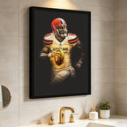 Baker Mayfield Art Sports Decorative Poster School Dormitory 1 Canvas Wall Art Poster Decor Gift